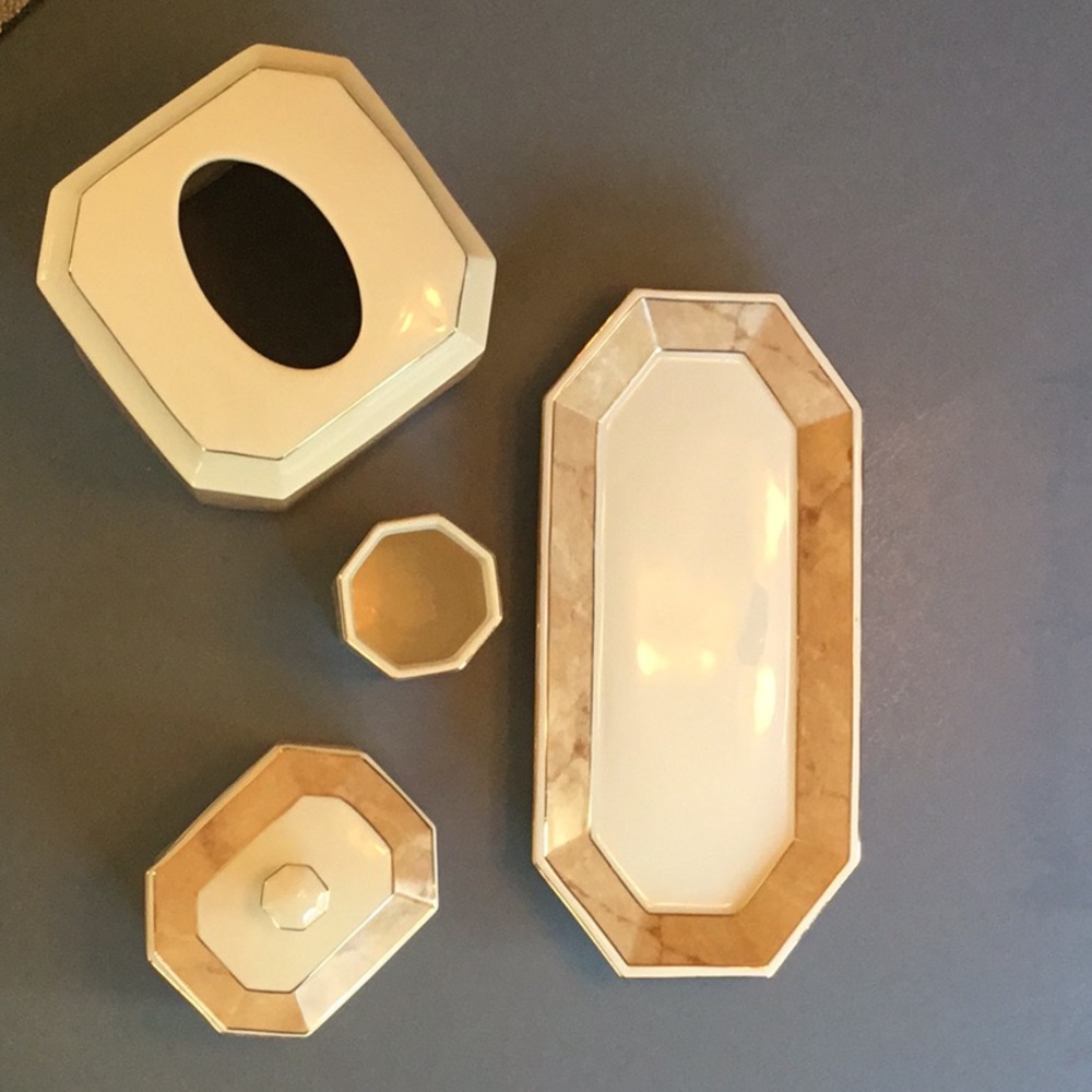 Croscill Carrara Porcelain Ware for Bath
